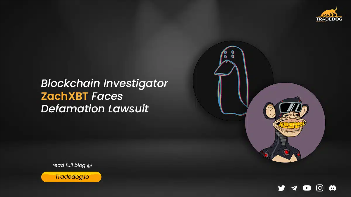 Blockchain Investigator ZachXBT Faces Defamation Lawsuit: Crypto Community  Rallies Behind